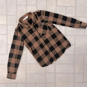 H&M youth boys flannel size 10